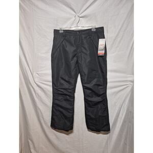 SPORTCASTER Snow Ski Snowboard RAIN Insulated Pants BLACK Mens SIZE XL